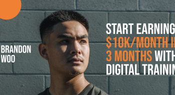 Brandon jumped from in-person training to digitally training clients and started earning $10k/month in 90 days