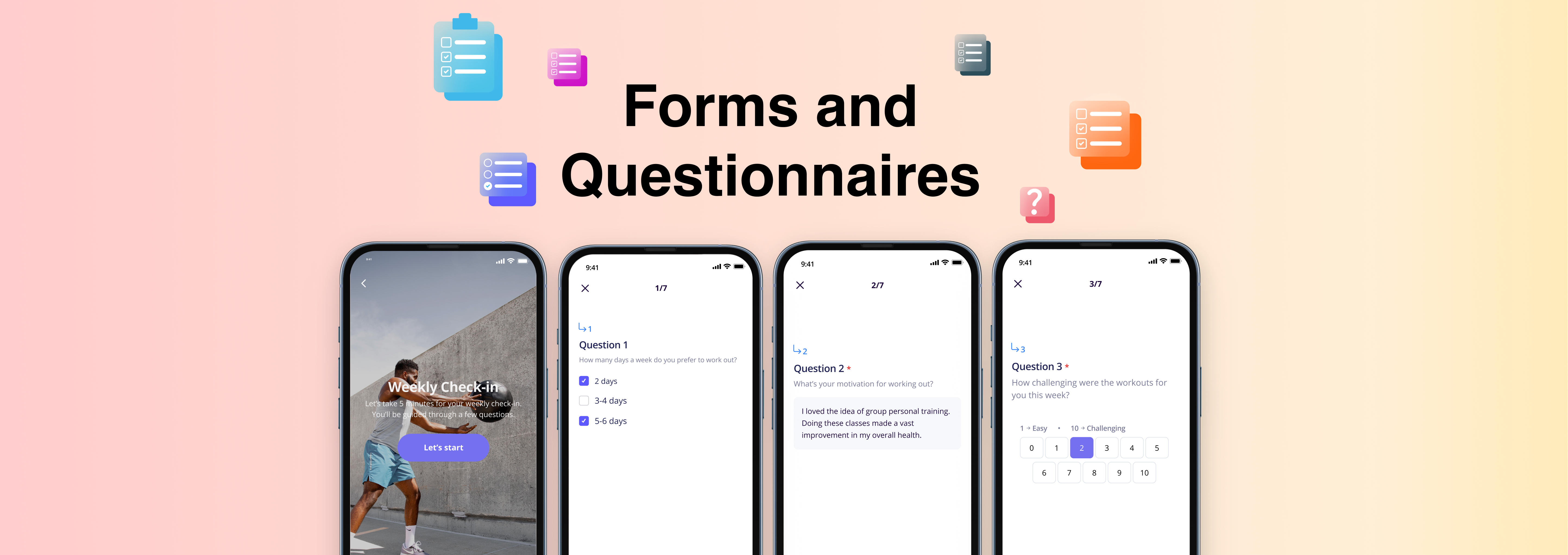 Introducing Forms and Questionnaires!