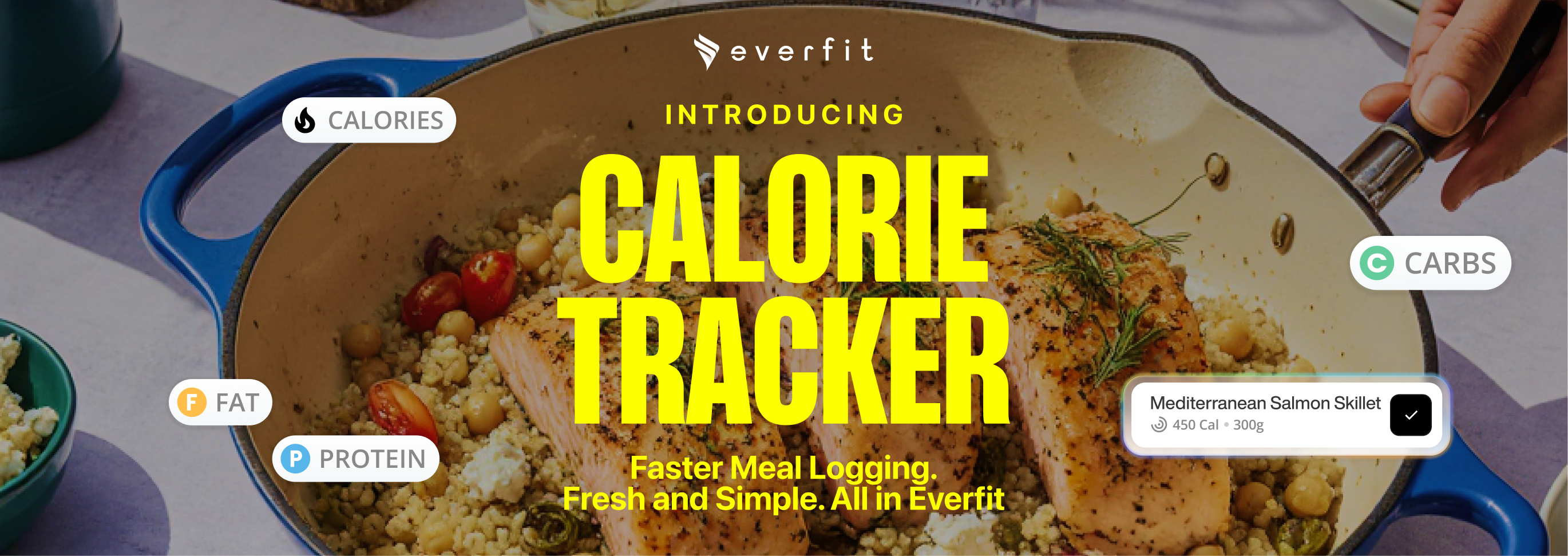 Calorie Tracker is here! Logging and Tracking made easy, one-touch, all synced.